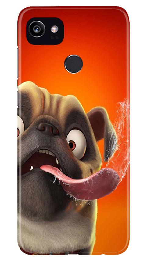 Dog Mobile Back Case for Google Pixel 2 XL (Design - 343)