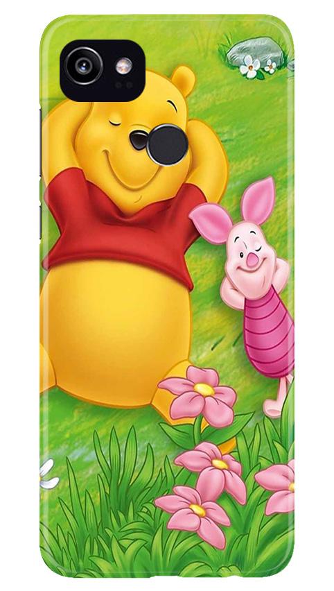Winnie The Pooh Mobile Back Case for Google Pixel 2 XL (Design - 348)