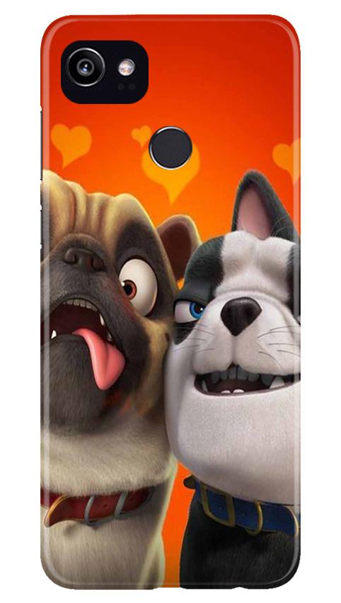 Dog Puppy Mobile Back Case for Google Pixel 2 XL (Design - 350)
