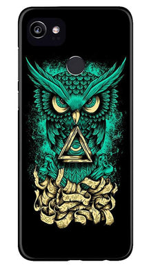 Owl Mobile Back Case for Google Pixel 2 XL (Design - 358)