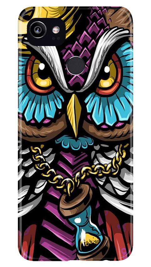 Owl Mobile Back Case for Google Pixel 2 XL (Design - 359)