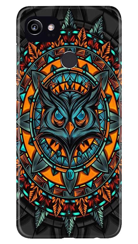 Owl Mobile Back Case for Google Pixel 2 XL (Design - 360)