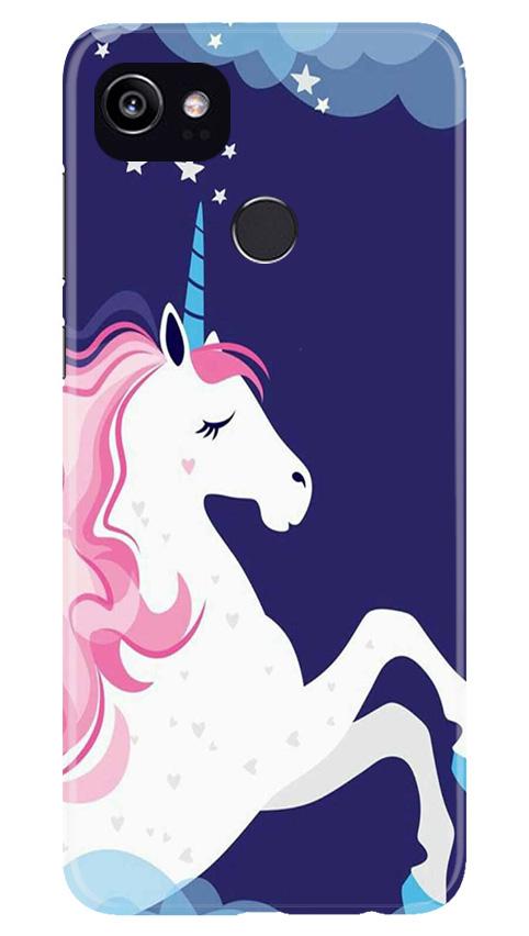 Unicorn Mobile Back Case for Google Pixel 2 XL (Design - 365)