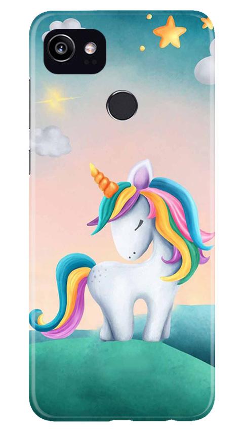 Unicorn Mobile Back Case for Google Pixel 2 XL (Design - 366)