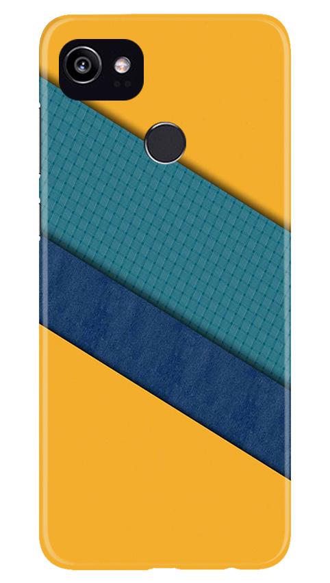 Diagonal Pattern Mobile Back Case for Google Pixel 2 XL (Design - 370)
