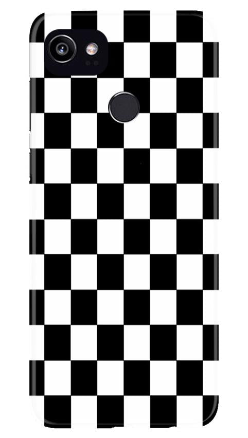 Black White Boxes Mobile Back Case for Google Pixel 2 XL (Design - 372)