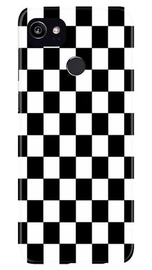 Black White Boxes Mobile Back Case for Google Pixel 2 XL (Design - 372)