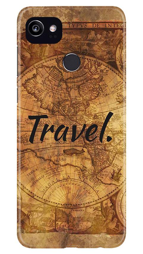 Travel Mobile Back Case for Google Pixel 2 XL (Design - 375)