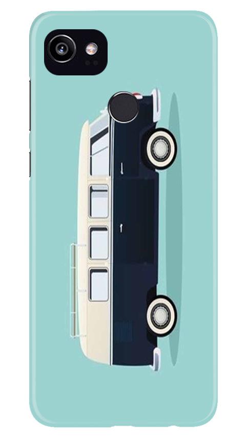 Travel Bus Mobile Back Case for Google Pixel 2 XL (Design - 379)