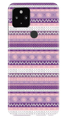 Zigzag line pattern3 Mobile Back Case for Google Pixel 4a (Design - 11)