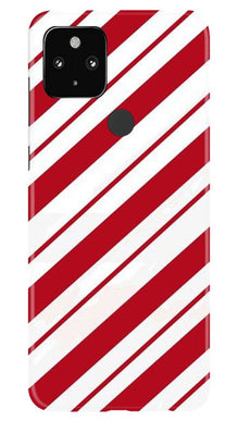 Red White Mobile Back Case for Google Pixel 4a (Design - 44)