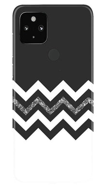 Black white Pattern2Mobile Back Case for Google Pixel 4a (Design - 83)