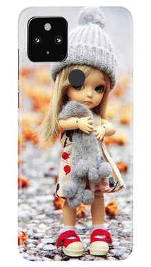 Cute Doll Mobile Back Case for Google Pixel 4a (Design - 93)