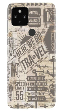 Travel Mobile Back Case for Google Pixel 4a  (Design - 104)