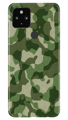 Army Camouflage Mobile Back Case for Google Pixel 4a  (Design - 106)