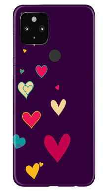Purple Background Mobile Back Case for Google Pixel 4a  (Design - 107)
