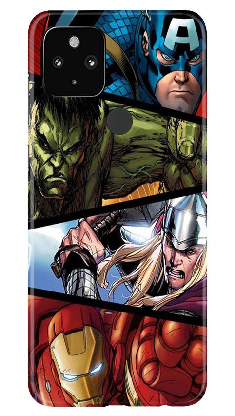 Avengers Superhero Case for Google Pixel 4a  (Design - 124)