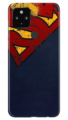 Superman Superhero Mobile Back Case for Google Pixel 4a  (Design - 125)