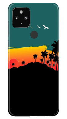 Sky Trees Mobile Back Case for Google Pixel 4a (Design - 191)