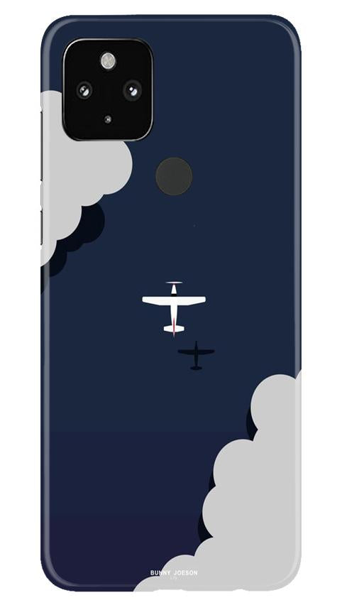 Clouds Plane Case for Google Pixel 4a (Design - 196)