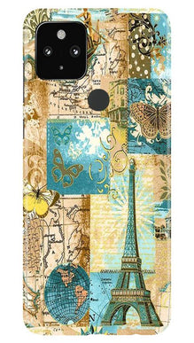 Travel Eiffel Tower Mobile Back Case for Google Pixel 4a (Design - 206)