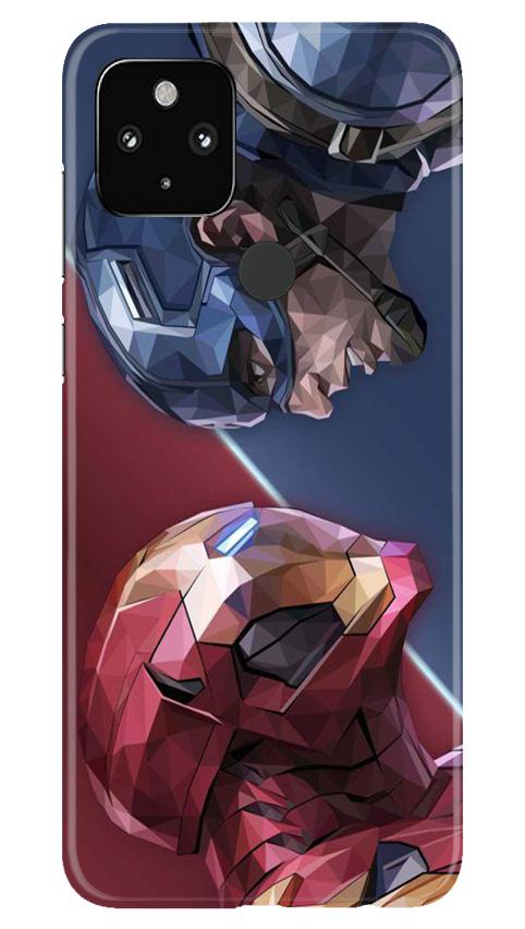 Ironman Captain America Case for Google Pixel 4a (Design No. 245)