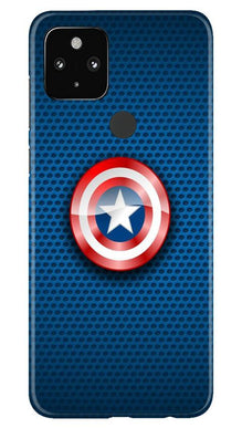 Captain America Shield Mobile Back Case for Google Pixel 4a (Design - 253)