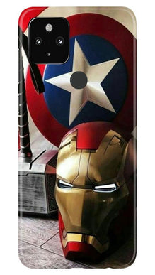 Ironman Captain America Mobile Back Case for Google Pixel 4a (Design - 254)
