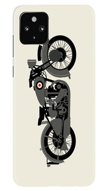 MotorCycle Mobile Back Case for Google Pixel 4a (Design - 259)