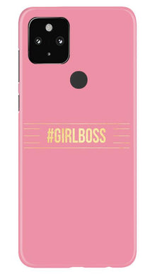 Girl Boss Pink Mobile Back Case for Google Pixel 4a (Design - 263)