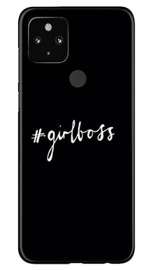 #GirlBoss Mobile Back Case for Google Pixel 4a (Design - 266)