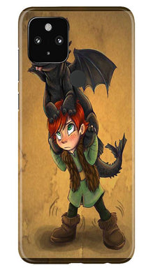 Dragon Mobile Back Case for Google Pixel 4a (Design - 336)