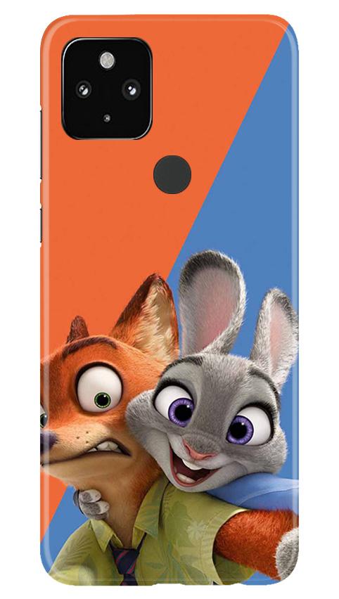 Cartoon Mobile Back Case for Google Pixel 4a (Design - 346)