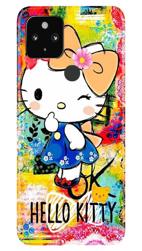 Hello Kitty Mobile Back Case for Google Pixel 4a (Design - 362)