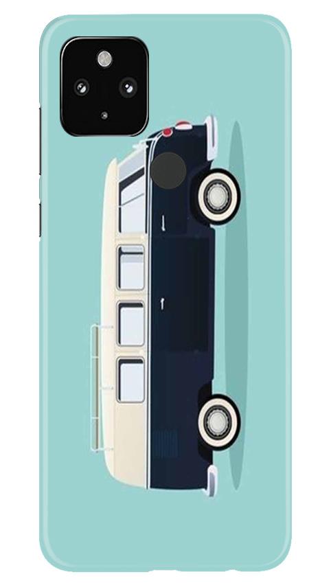 Travel Bus Mobile Back Case for Google Pixel 4a (Design - 379)
