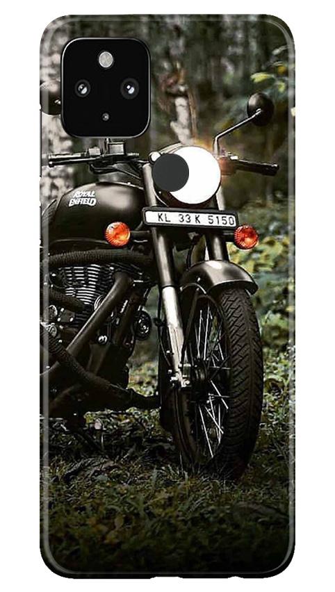 Royal Enfield Mobile Back Case for Google Pixel 4a (Design - 384)