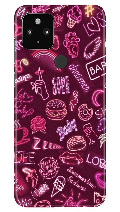 Party Theme Mobile Back Case for Google Pixel 4a (Design - 392)