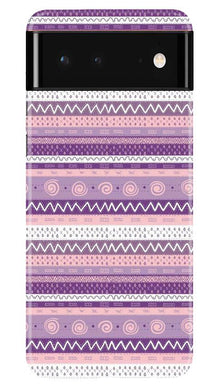 Zigzag line pattern3 Mobile Back Case for Google Pixel 6 (Design - 11)