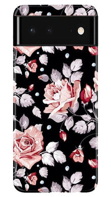 Pink rose Mobile Back Case for Google Pixel 6 (Design - 12)