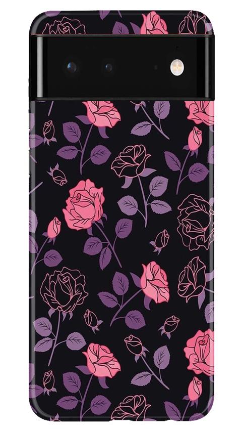 Rose Black Background Case for Google Pixel 6
