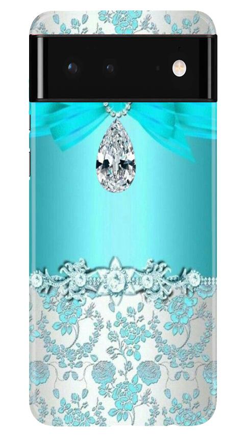 Shinny Blue Background Case for Google Pixel 6