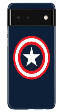 Captain America Mobile Back Case for Google Pixel 6 (Design - 42)