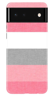 Pink white pattern Mobile Back Case for Google Pixel 6 Pro (Design - 55)