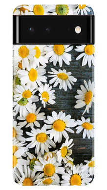 White flowers2 Mobile Back Case for Google Pixel 6 Pro (Design - 62)