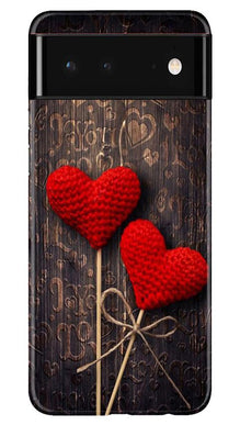 Red Hearts Mobile Back Case for Google Pixel 6 Pro (Design - 80)