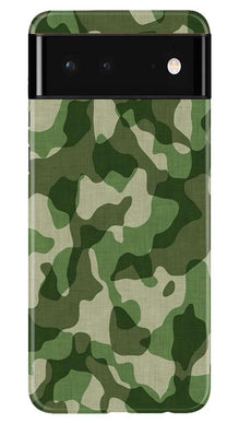 Army Camouflage Mobile Back Case for Google Pixel 6  (Design - 106)