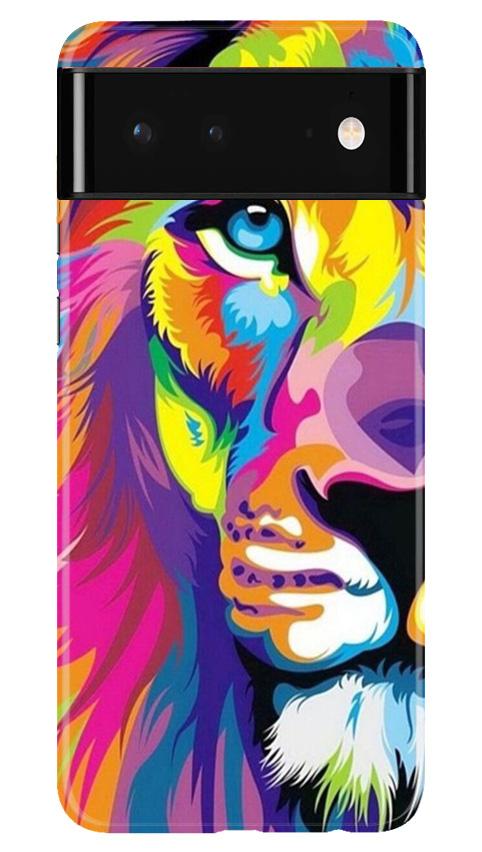 Colorful Lion Case for Google Pixel 6 Pro  (Design - 110)