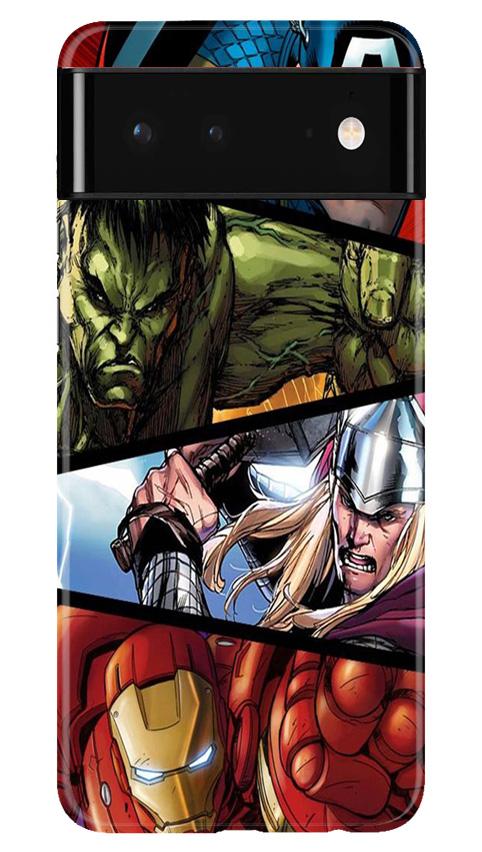 Avengers Superhero Case for Google Pixel 6  (Design - 124)