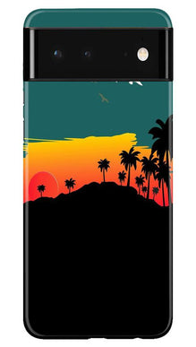 Sky Trees Mobile Back Case for Google Pixel 6 (Design - 191)