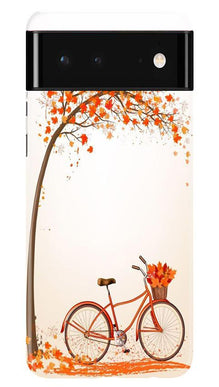 Bicycle Mobile Back Case for Google Pixel 6 (Design - 192)